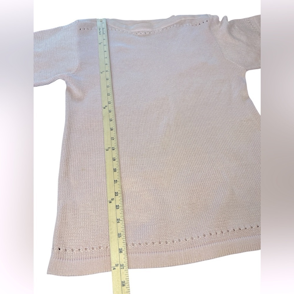 Vintage Christian Dior Separates Blush Pink Knit Top – 70s/80s - Picture 10 of 11